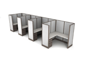 Buy new 6x6 4pack cluster by KUL at Office Furniture Outlet - Orlando